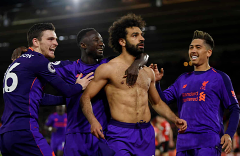 Liverpool giành lại vị trí đầu bảng nhờ công của Salah