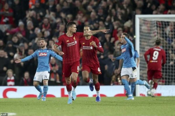 Người Liverpool nói gì sau trận hòa suýt chết với Napoli