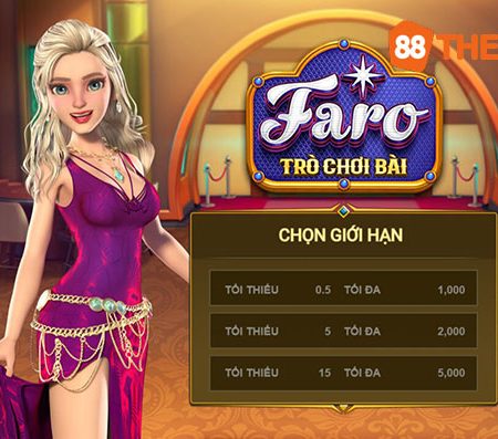 Hướng dẫn chơi game bài FARO trực tuyến tại nhà cái