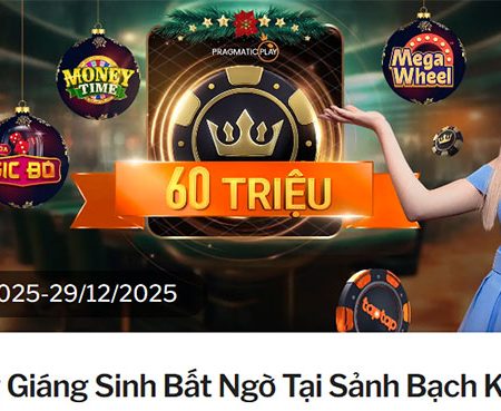 Thưởng Giáng sinh bất ngờ tại Sảnh Bạch Kim của 188bet 